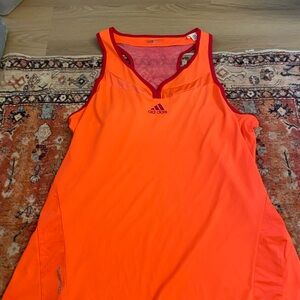 Adidas Bright Orange Athletic Tank